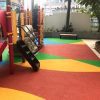 Pavimento para parques infantiles de gránulos de SBR coloreados