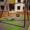 Losas de caucho para parques infantiles